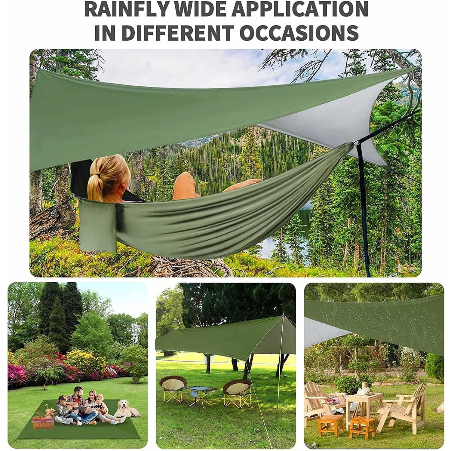 Camping Shelters Canopy Sunshade Double Bed Sitting Hammocks With Bug Mosquitos Nets And Xlrain Cover Transparent For Hammocks