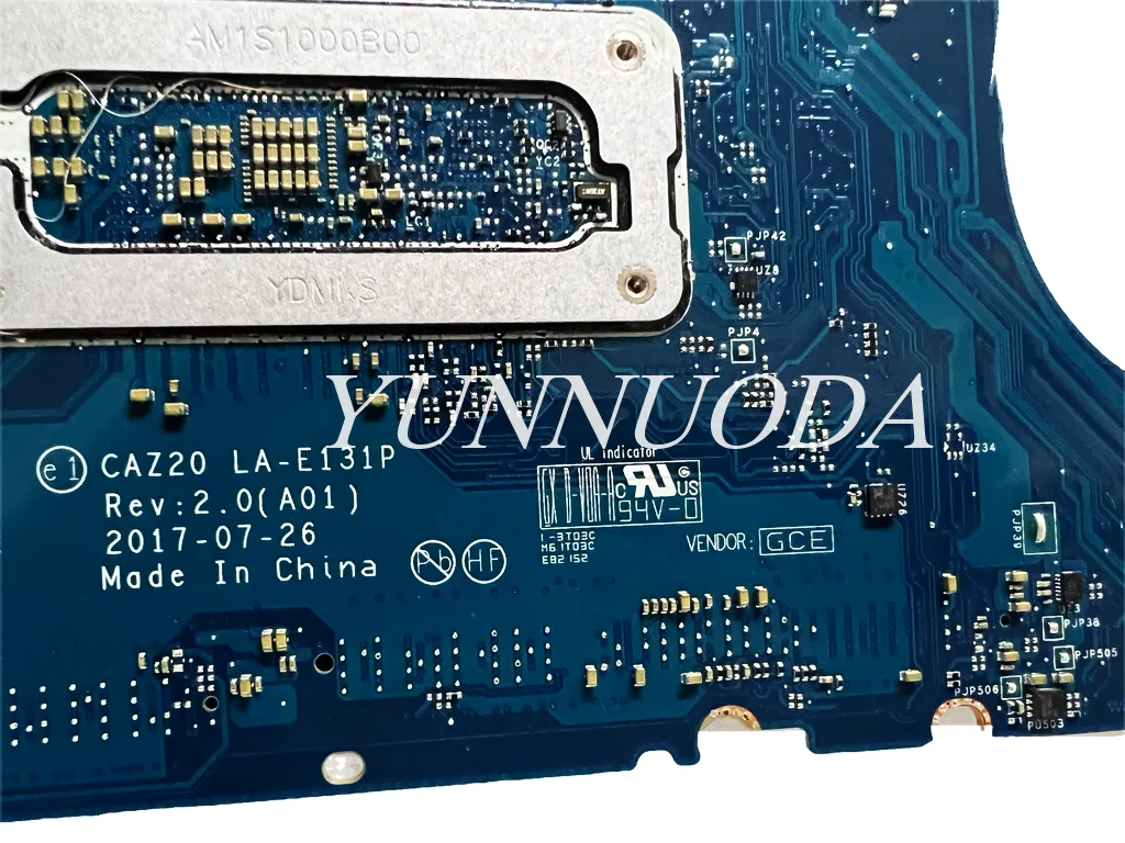 CAZ20 LA-E131P لـ Dell Latitude 7480، E7480 اللوحة الأم للكمبيوتر المحمول مع i5 i7 6th 7th CPU DDR4 100% تم اختبارها