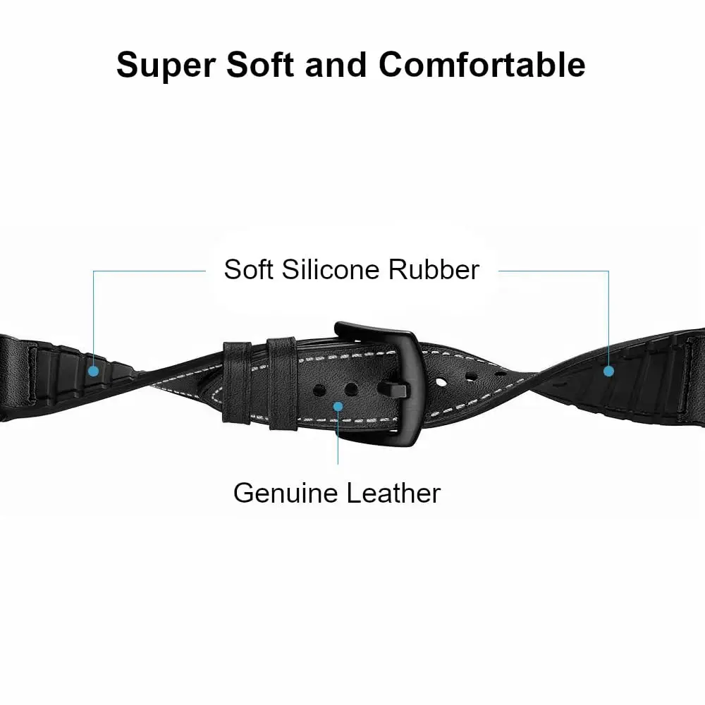 حزام لساعة أبل سلسلة 9 8 41 مللي متر 45 مللي متر 42 مللي متر 46 مللي متر 38 مللي متر جلد طبيعي سيليكون الفرقة ل iWatch الترا 2 49 مللي متر 5 7 6 أساور #4