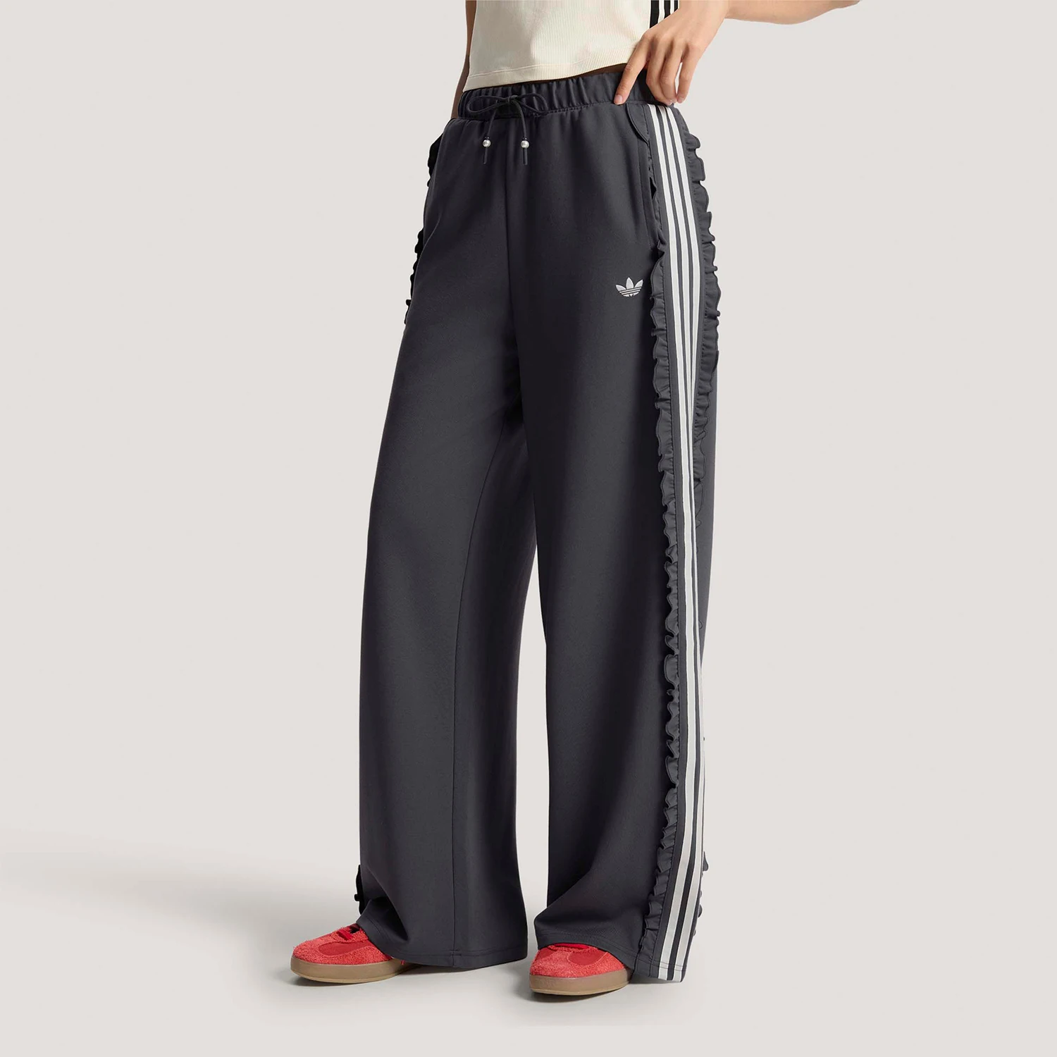 

Adidas Authentic Three Leaves Women's Retro Lotus Leaf Edge Knit Sweatpants KU9385