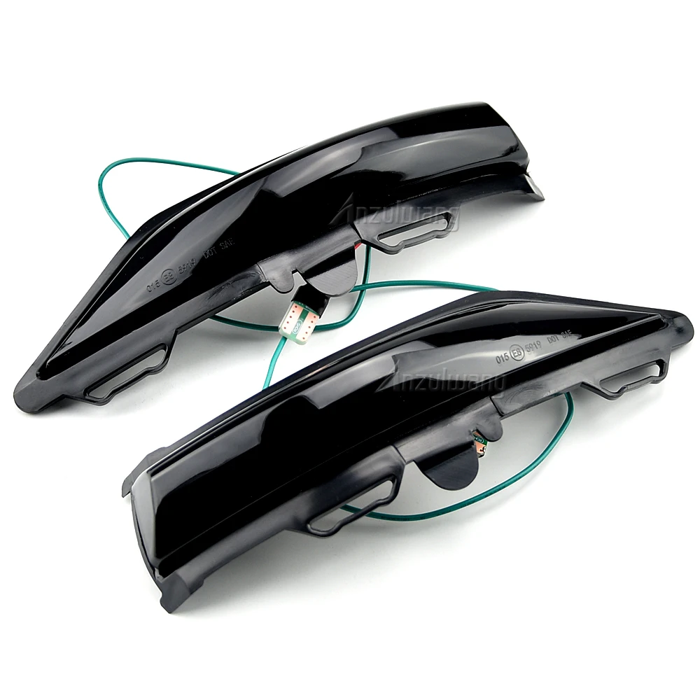 

Подходит для Ford Fiesta ST Line MK8 2018, Стайлинг автомобиля, светодиодный боковое крыло, динамический указатель поворота, индикатор зеркала заднего вида