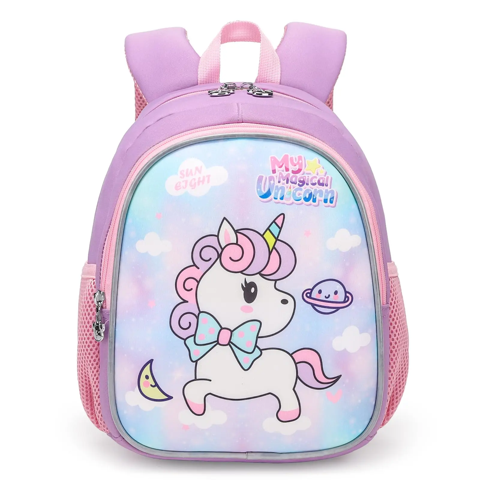 Mochila unicórnio menina saco de escola kawaii saco de escola do jardim de infância personalizado leve à prova dwaterproof água crianças mochila para meninas