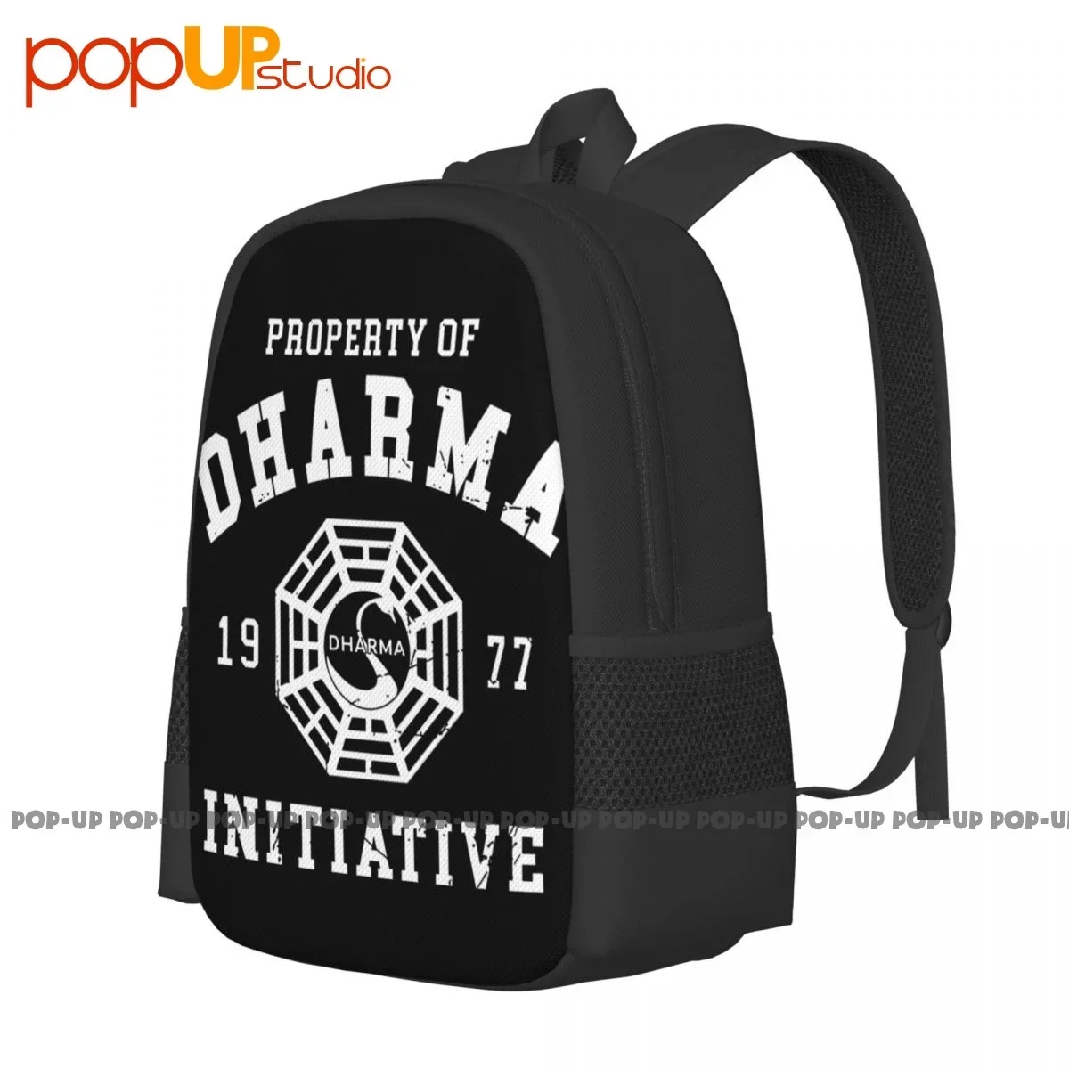 Dharma Initiative 1977 Tv Show Lost Backpack Large Capacity Gym Foldable Gymnast Bag Multi-function