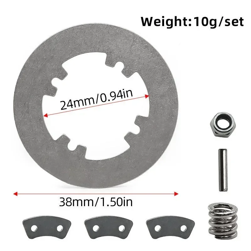 "Duurzame slipper-koppeling 5352A/R - Complete upgradekit voor 4WD Summit E-Revo Rustler E-Maxx