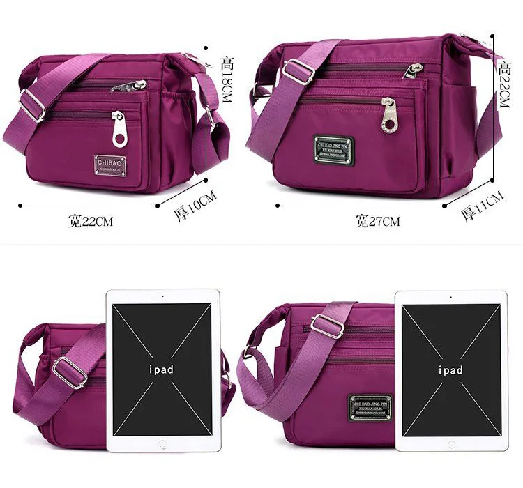 New Shoulder Messenger Bag ladies Oxford Crossbody Bag High Quality Messenger Handbags Travel Wallet Female Casual Travel bag