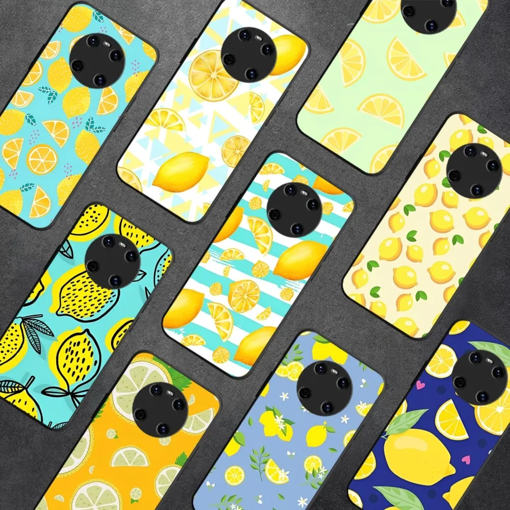 Fruit lemon Phone Case For Huawei Y9 6 7 5 Prime Enjoy 7s 7 8 plus 7a 9e 9plus 8E Lite Psmart Shell