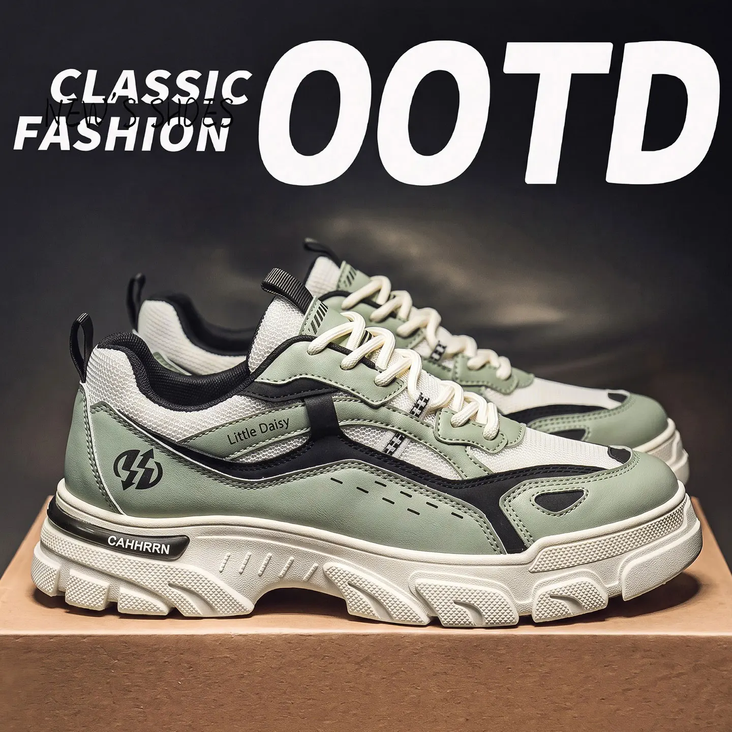 2026 New Men's Breathable Mesh Sneakers Trendy Casual Shoes Fashionable Versatile Comfortable Breathable Outdoor Sneakers