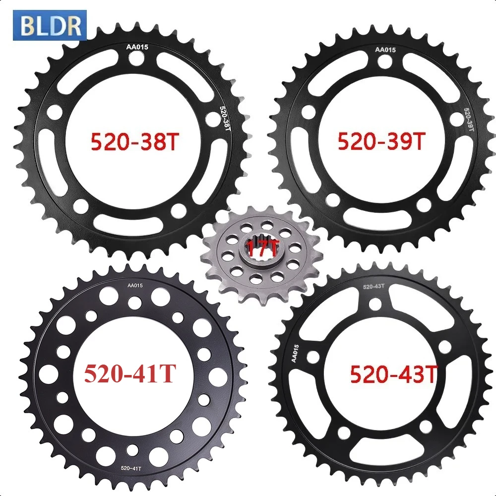 Piñón Delantero 520 16T 17T y Piñón Trasero 38T 39T 41T 43T para HONDA NC750 2014-2024 NC700 CT700 D N ND CTX700 NSS750 NC 700 750