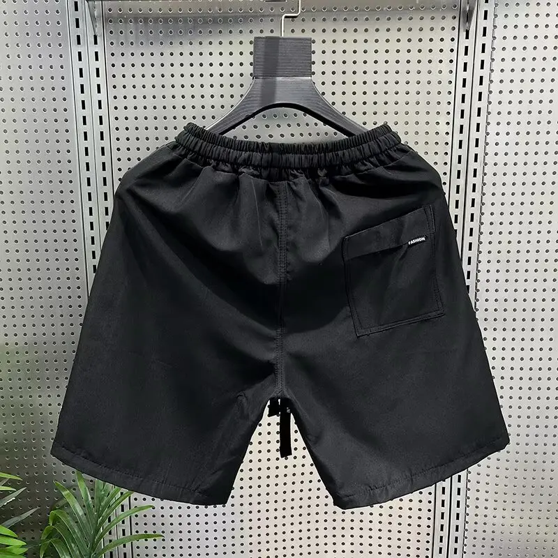 Pantalones cortos de alta calidad para hombre, pantalones cortos de playa transpirables de secado rápido de verano, ropa de moda de estilo americano para hombre, pantalones deportivos 2025