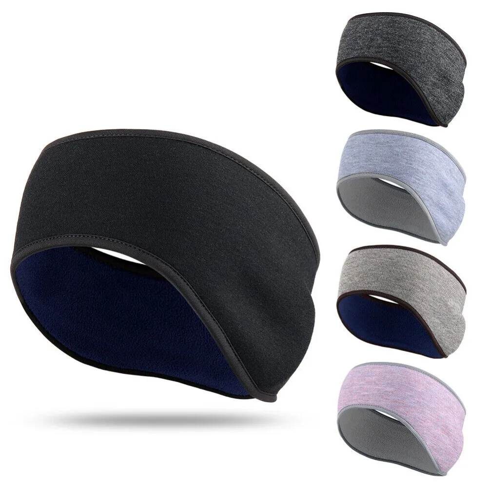 

Fleece Ear Warmer Muff Winter Sports Headband Ear Muffs Headband for Men Women Running Skiing Outdoor Ear Warmer Sweatband