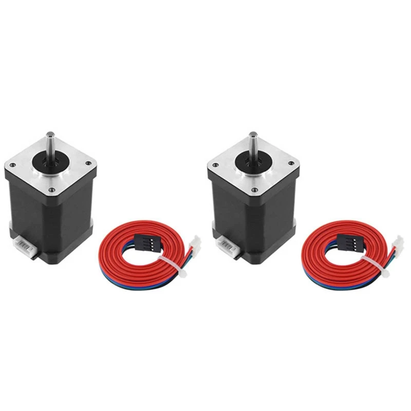 2X High Torque Nema 17 Bipolar STEPPER MOTOR 92Oz.In/65Ncm 2.1 A Extruder Motor