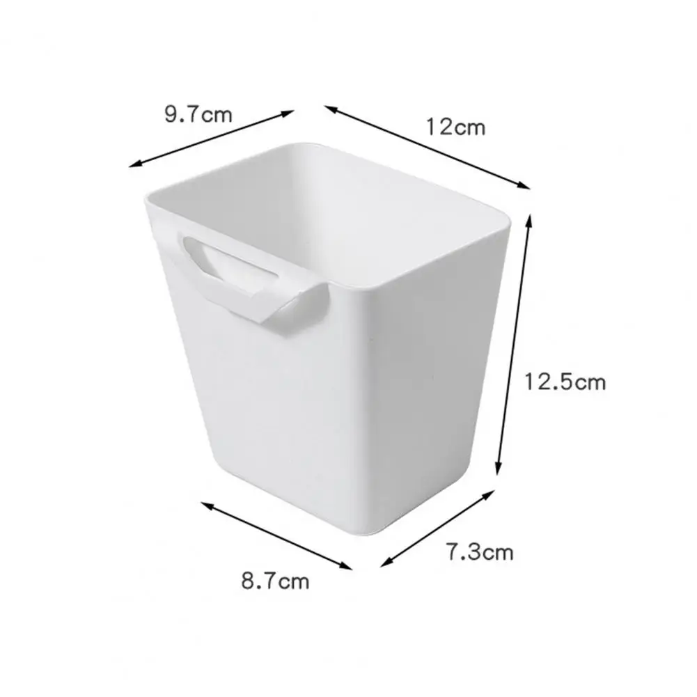 Storage Bin Case Basket Waterproof Space-saving Strong Load Bearing Mini Hanging Plastic Desktop Kitchen Supplies