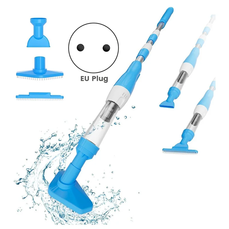 ¡Promoción! Aspiradora de piscina portátil 3 en 1 aspiradora de piscina inalámbrica para piscinas elevadas e empotradas, bañeras de hidromasaje, spas enchufe europeo