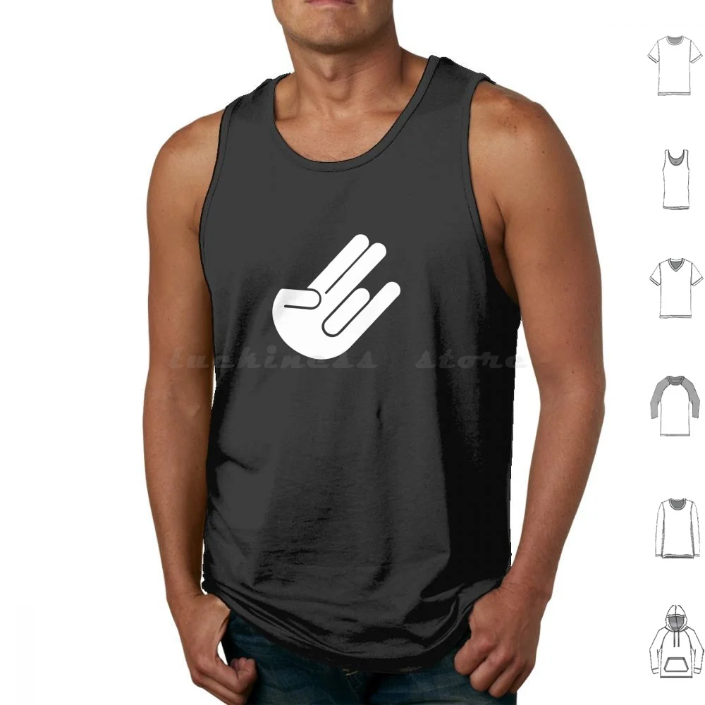 The Shocker Symbol Inappropriate Adult Sexual Humor Tank Tops Vest Sleeveless Magic Hand Hand Magic Magical Cool Swag Funny