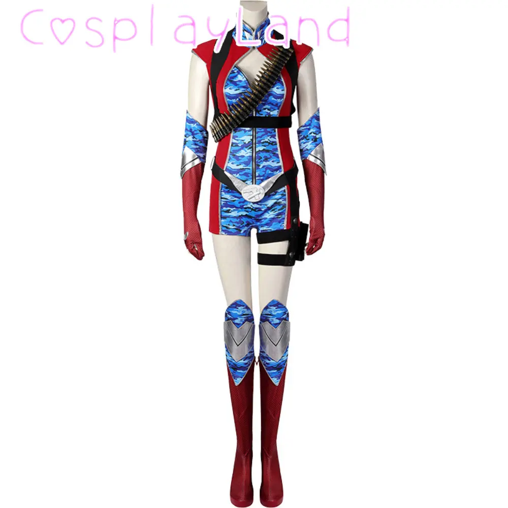 Tv os meninos temporada 4 cosplay firecracker traje macacão botas carnaval halloween mulher sexy bodysuit firecracker cosplay terno