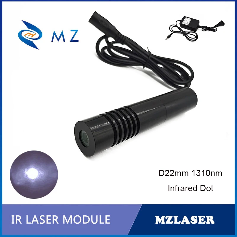 

Hot Selling Compact D22x110mm 1310nm 5mw Infrared IR Dot Laser Diode Module With Adapter Industrial Grade