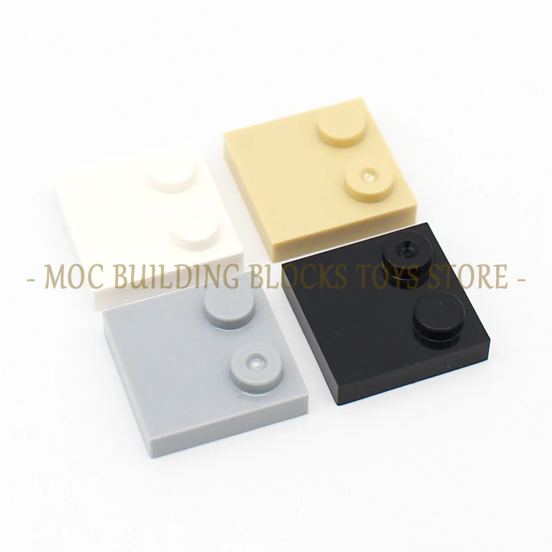 MOC Parts 33909 Tile Modified 2x2 with Studs on Edge Building Block Brick Classics Creative Education Compatible Accessories Toy