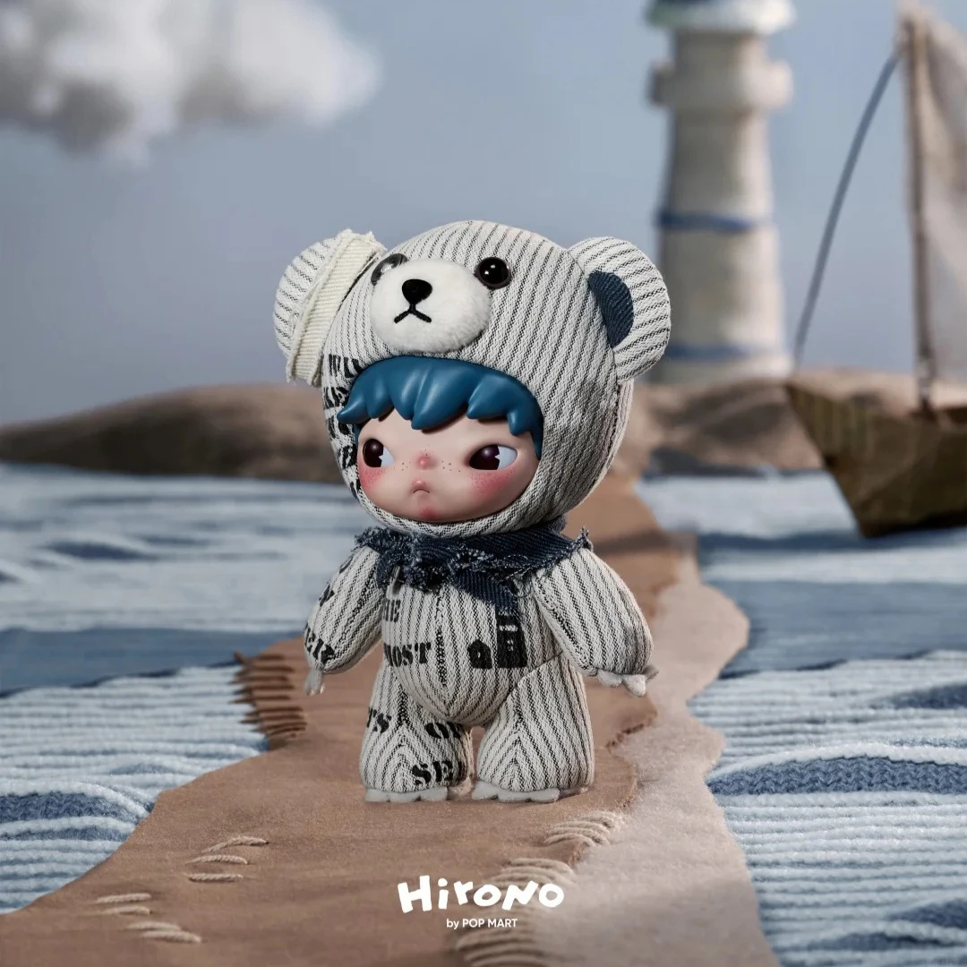 

Authentic POP MART HIRONO FREEDOM ISLAND Series Ornament Figurines Home Toy Anime Doll for Children Surprise Gifts