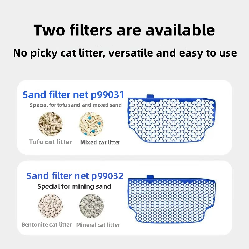 Petkit Automatic Cat Toilet Litter Box Self Cleaning Accessories Sand Filter Screen Suitable PETKIT ULTRA Sandbox Accessories