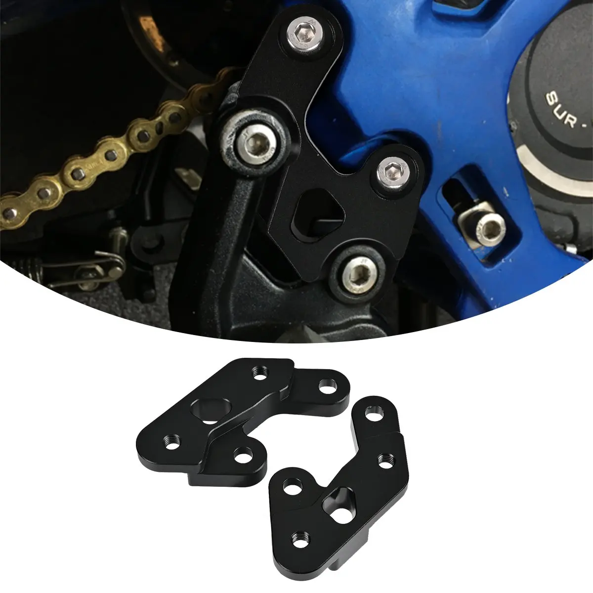 

Peg Drop Reduce the Pedal CNC 6061 Billet Aluminum Alloy For Sur Ron for Segway X160 X260 Light Bee X Talaria Sting All Year