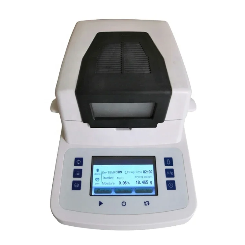 

110g/0.001g Grain, Wood, Plant,Black Pepper Halogen Moisture Analyzer Digital Moisture Meter