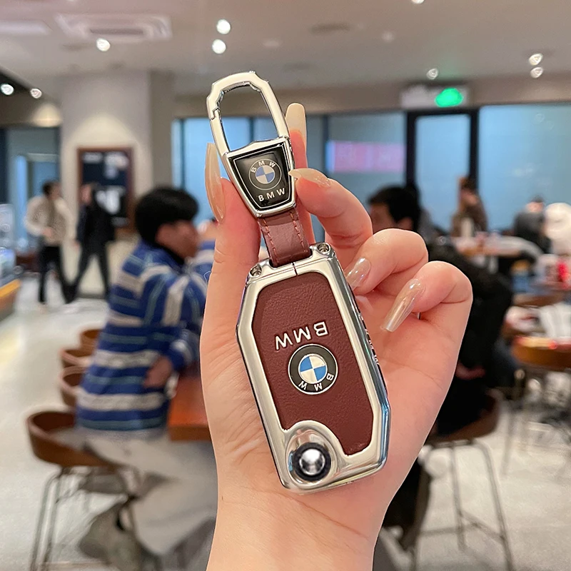 

zinc alloy Leather Car Key Case For BMW R1200GS R1250GS R1200RT K1600 GTGTL F850GS F750GS C400GT F900R F900XR R1200RS K1600GT