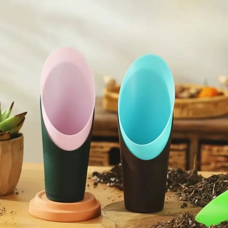 Succulent Plastic Shovel Bucket Colorful Micro Landscape Green Plant Pot Potted Plant Garden Tool