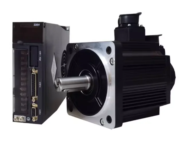 750W AC Servo Motor 2.4N.m 3000RPM CNC Set Kit 80ST-M02430 CNC Controller Kit Support RS485