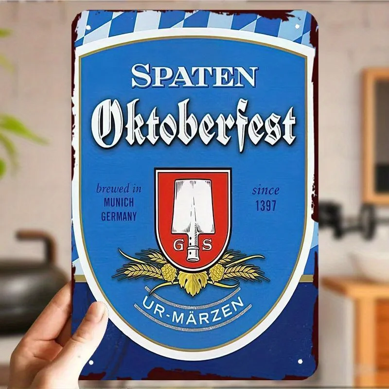 metal Sign Making metal Painting Theme: Sparten Oktoberfest, Sparten Oktoberfest metal Painting Beer, Munich, Germany, Home De