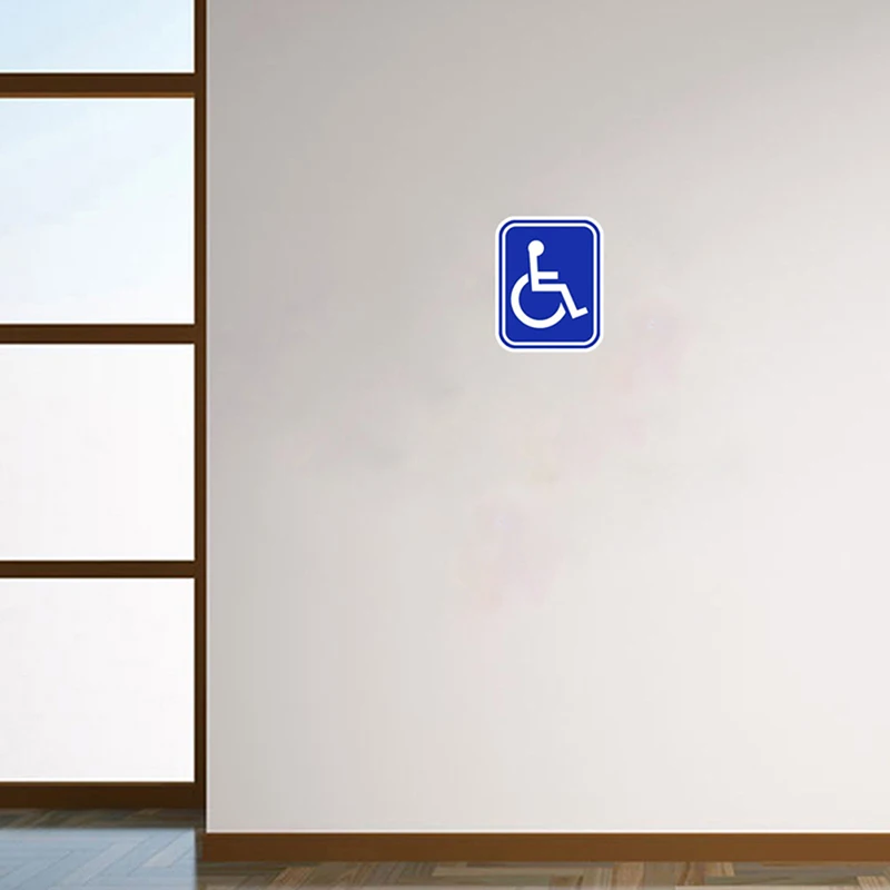 New 2PCS Disabled Sign Disability Mobility Parking Car Sticker PVC Decal for Auto