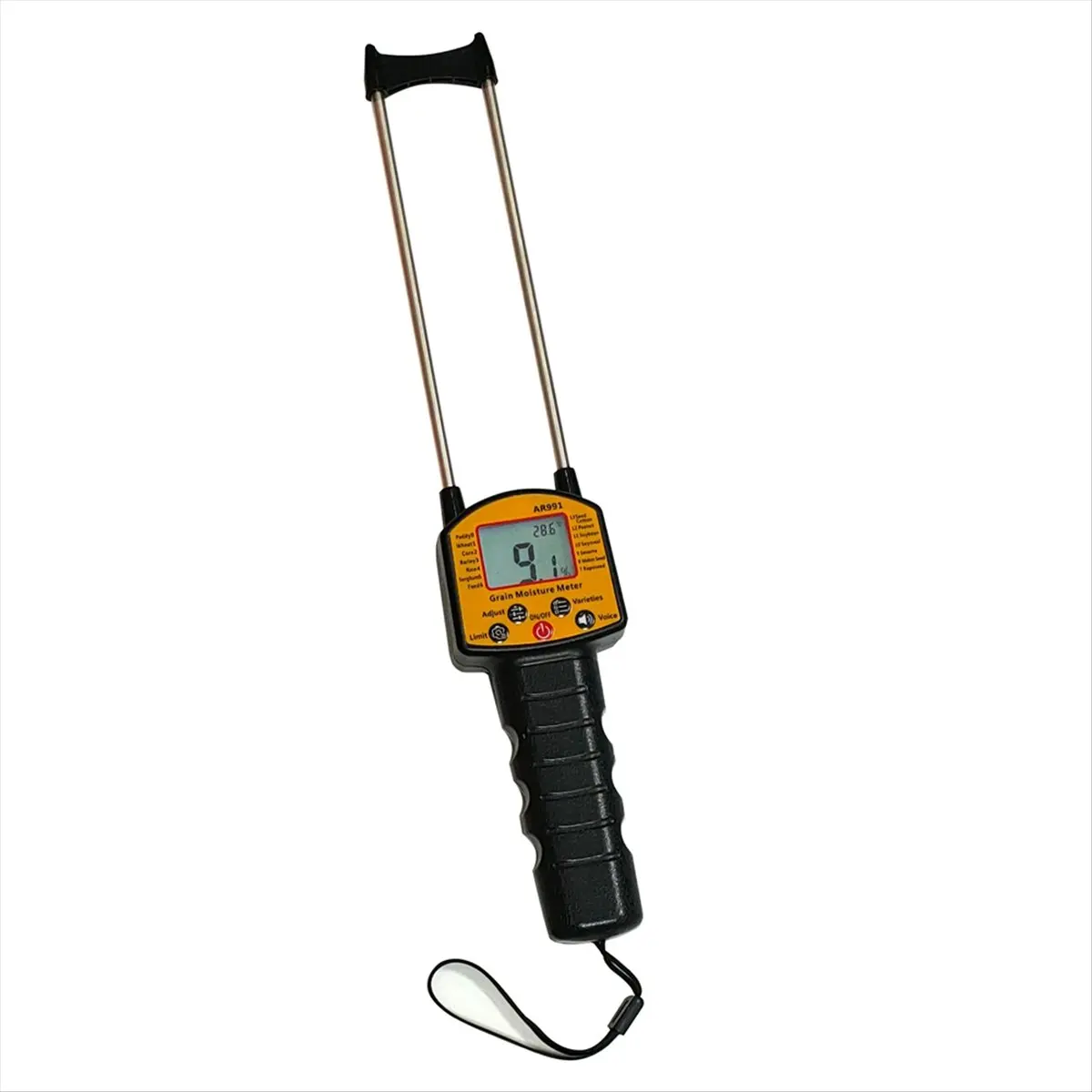 【Meters】 Digital Smart Grain Moisture Meter for 14 Grains Moisture Testing Wheat Corn Beans Rice Soybean Sorghum Peanut Sesame