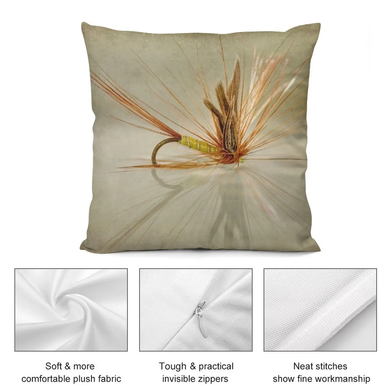 Greenwell’s Glory Dry Fly Throw Pillow Luxury Cushion Cover Cushions For Decorative Sofa New year pillow