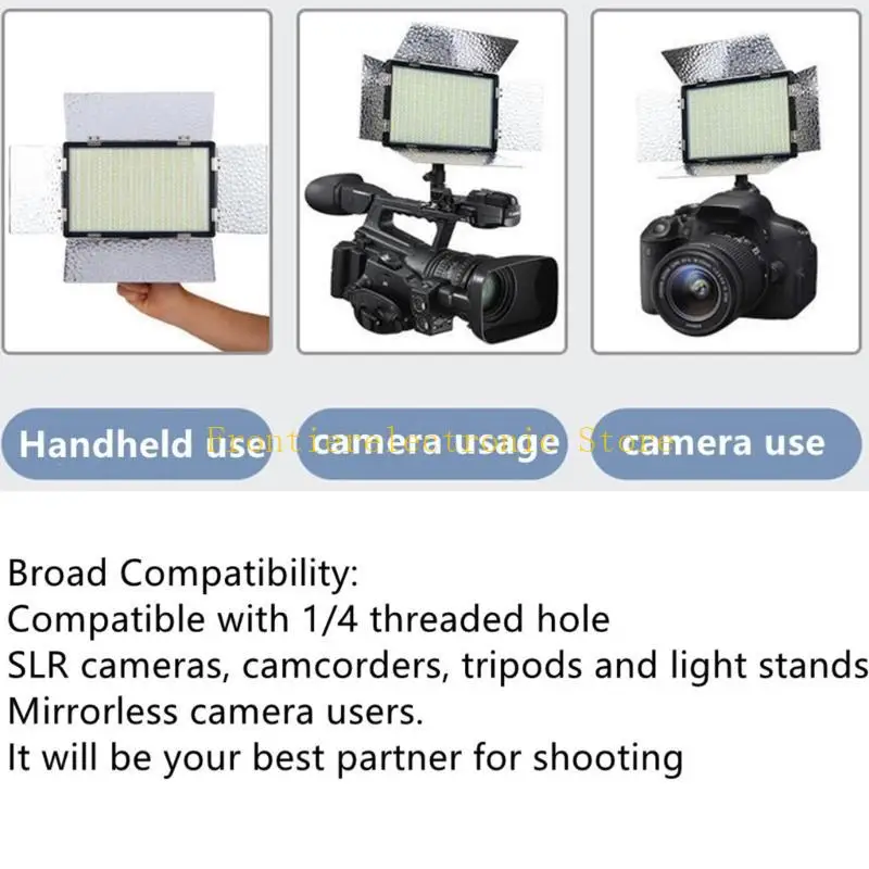 G8DB Portable LED Video Soft Light Panel Camera Video Lighting RGB Video Light 37W