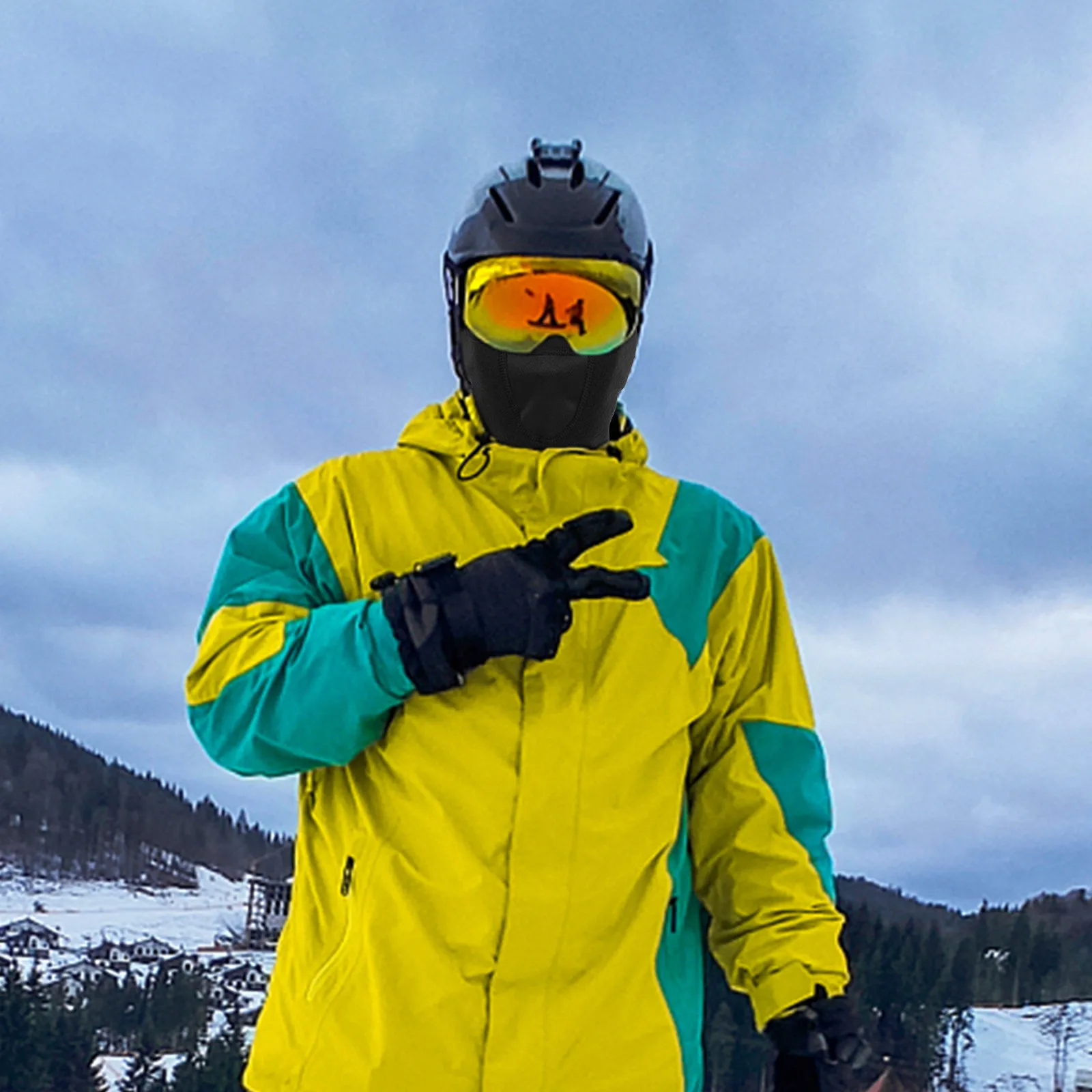 

Molding Facial Cover Windproof Reusable Neck Gaiter for Winter Sports Cold Weather Riding Outdoor Protective Face Mask