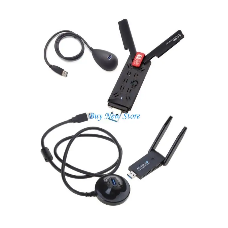 20ce WiFi 6 Adattatore USB AX1800 2.4G/5GHz AX1800H Scheda rete wireless USB3.0 Adattatore WiFi6 RTL8832AU VELOCITÀ