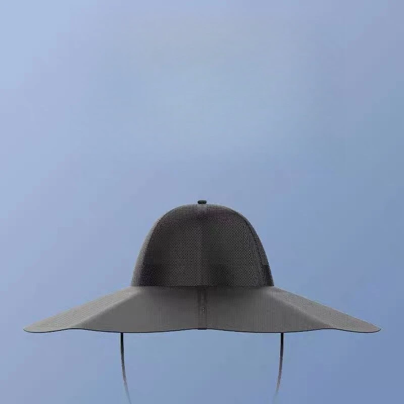 Solar cap 360 degree surround solar panel foldable portable rechargeable travel fishing camping