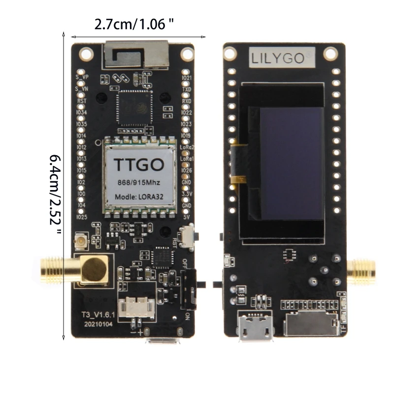 ESP32 LoRa32 OLED SMA IP5306 433/868/915 MHz LoRa32 ESP 32 Wifi Bluetooth-Module