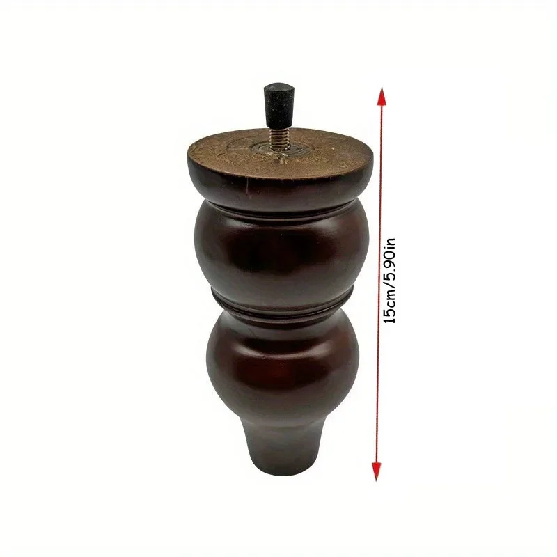 4pcs European Style Furniture Leg Solid Wood Sofa Legs Feet Replacement Fittings Coffee Table TV Cabinet Wooden Legs