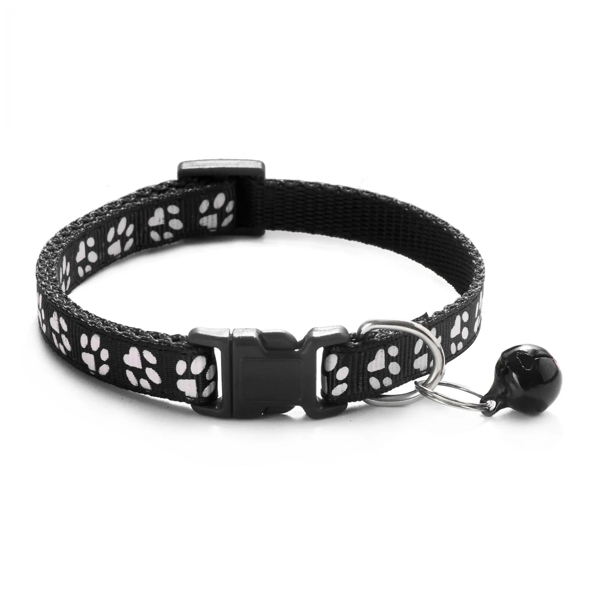 1 Piece Dog Footprints Dog Collar Applique Bell Collar Cat Collar