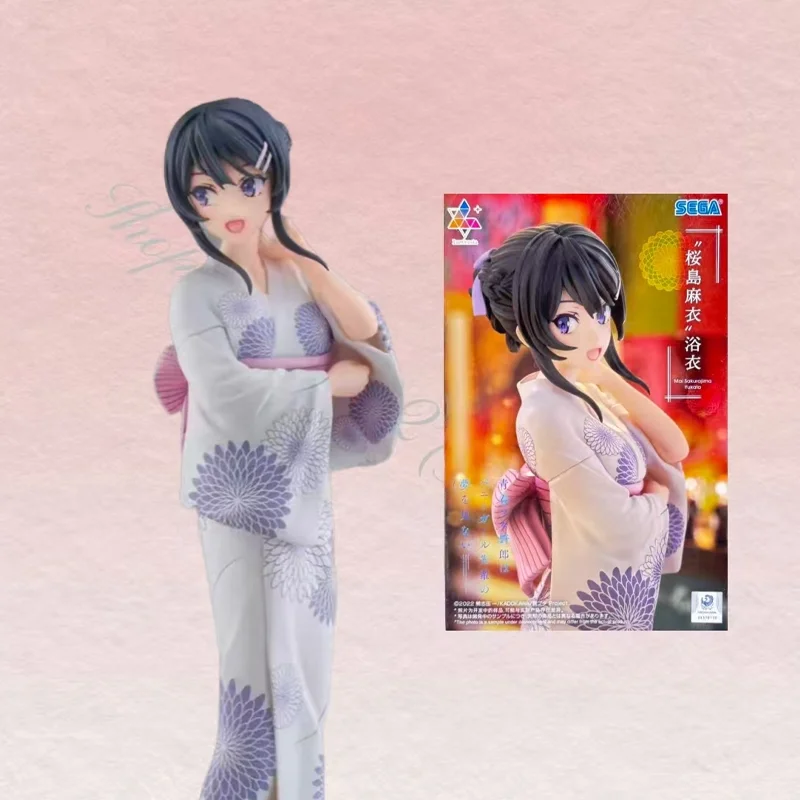 

В наличии Подлинная фигурка Rascal Does Not Dream of a Bunny Girl Senpai Luminasta Sakurajima Mai, модель в наличии, праздничная подарочная игрушка