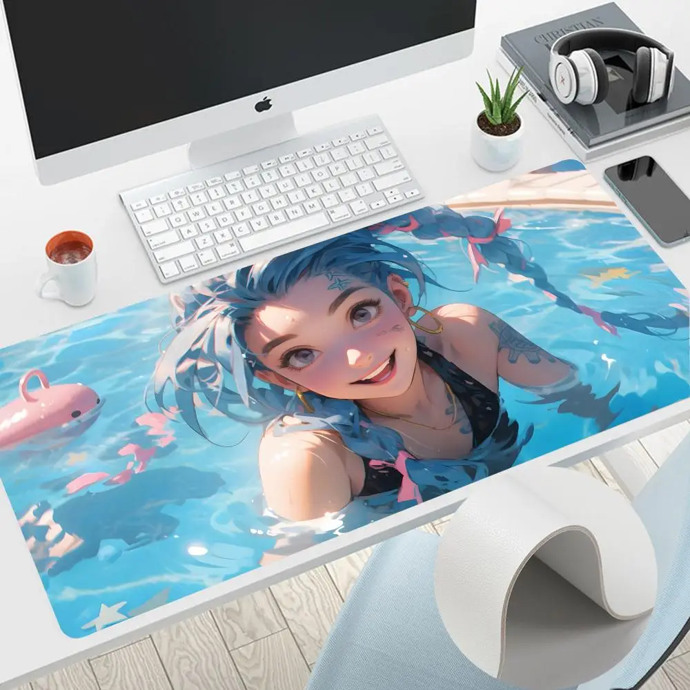 

J-jinx P-pool P-partys Mouse Pad Home Office Large Mouse Pad Gamer Waterproof PU Leather Desk Mat Computer Mousepad Keyboard 900