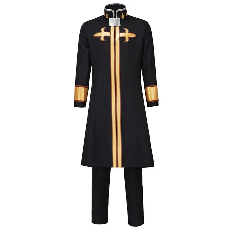 AA wat CosDaddy Anmie JoJo Bizarre Adventur Enrico Pucci Cosplay Costume Adult Men Shirt Pants Suit Halloween Carnival 2025 New