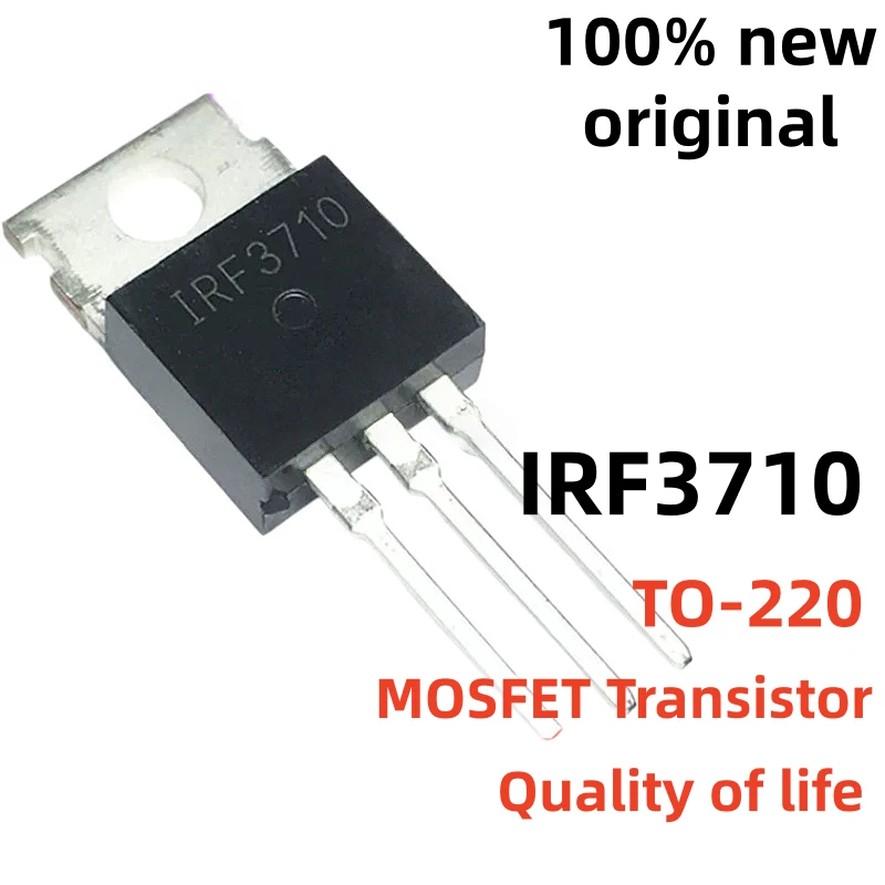 NEW Original 10PCS IRF3710 IRF5210 IRF3205 TO-220 IRF1010E IRF1404 IRF2807 field-effect MOS transistor