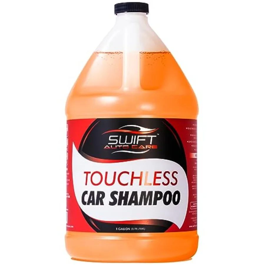 

Swift Touchless Car Wash Shampoo Gallon - No Brushing Required, High Foaming Car Soap, Heavy Duty, Auto Detergent for Foam Cann