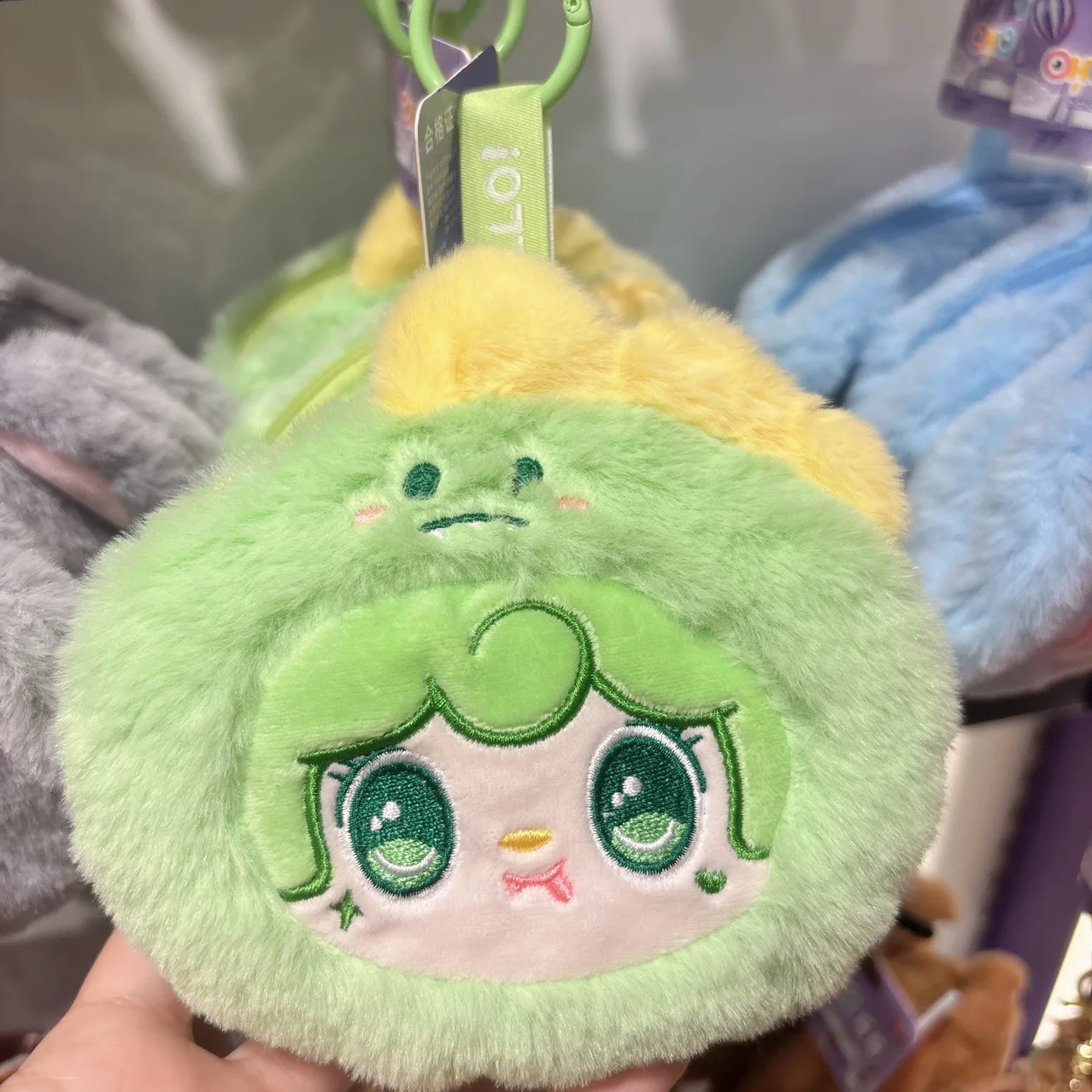 새로운 핫 모델 플러시 동전 지갑 귀여운 소녀 키 체인 동물 보관 가방 크리스마스 선물