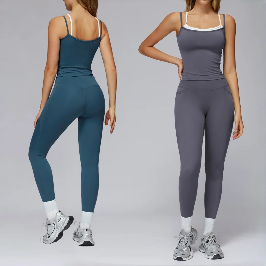 ensemble-de-yoga-taille-haute-pour-femmes-couleur-chair-serre-sechage-rapide-decontracte-fitness-soutien-gorge-pantalon-course-a-pied-vetements-d'entrainement-vetements-de-sport