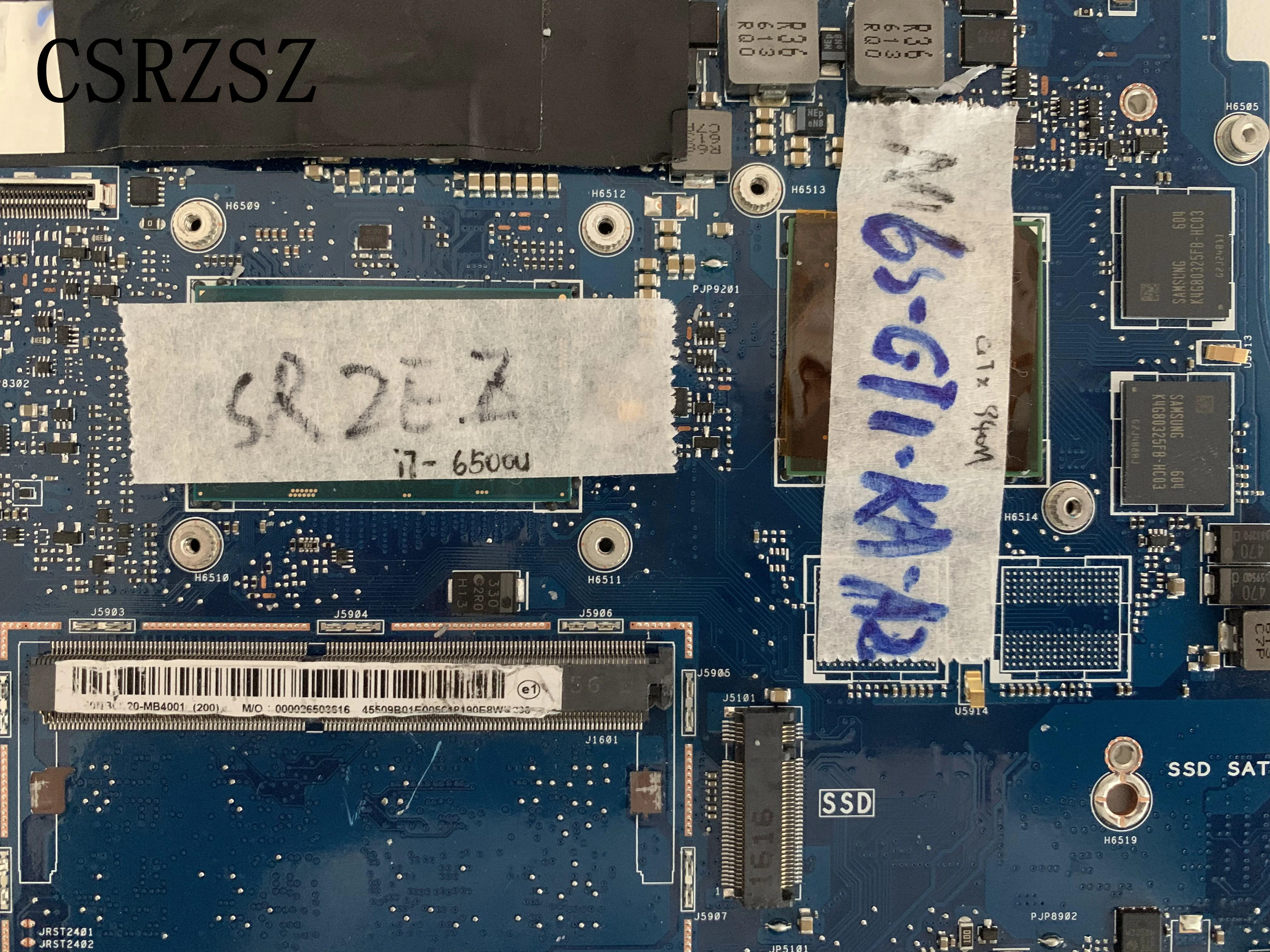 Für ASUS UX560UX Laptop-Motherboard REV 2.0 i7-6500u CPU mit Grafikkarte UX560UX Mainboard Testarbeit perfekt