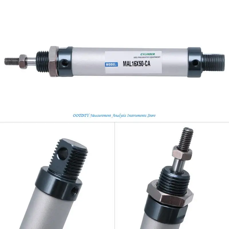 

367D MAL 16 мм x 50/100/150/200 мм Мини-пневматический пневматический цилиндр с одним стержнем двойного действия