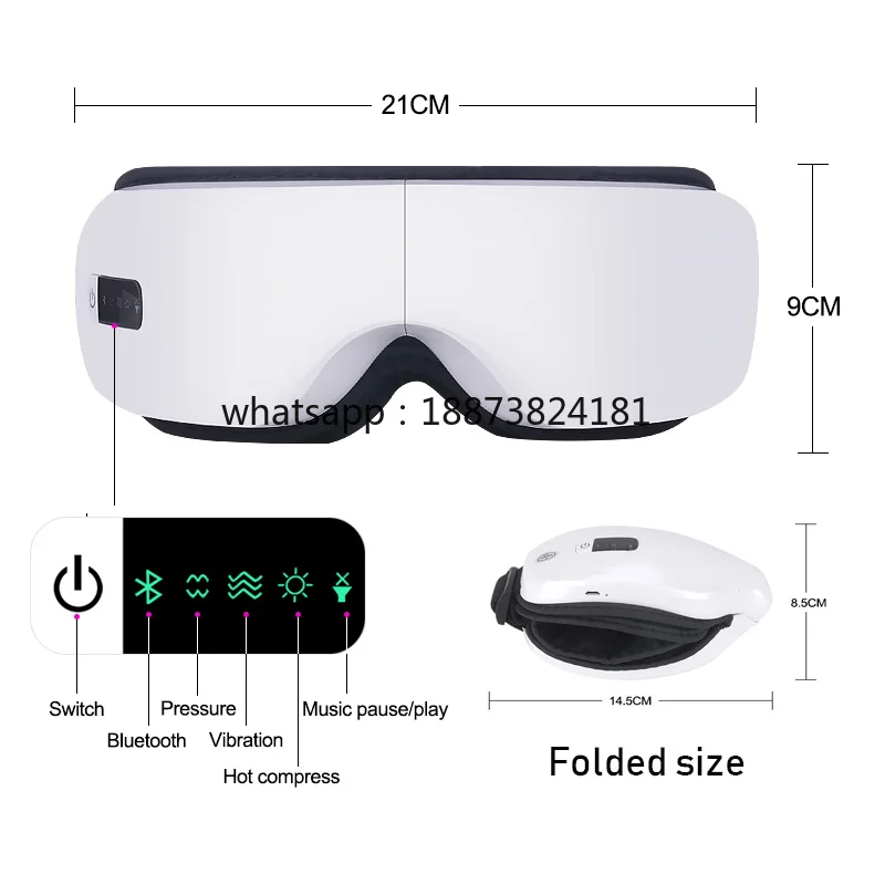 Amazon Hot Sale Eye Care Vibratory Massage with Heating for Relieving Eye Fatigue Testing  fast shipping