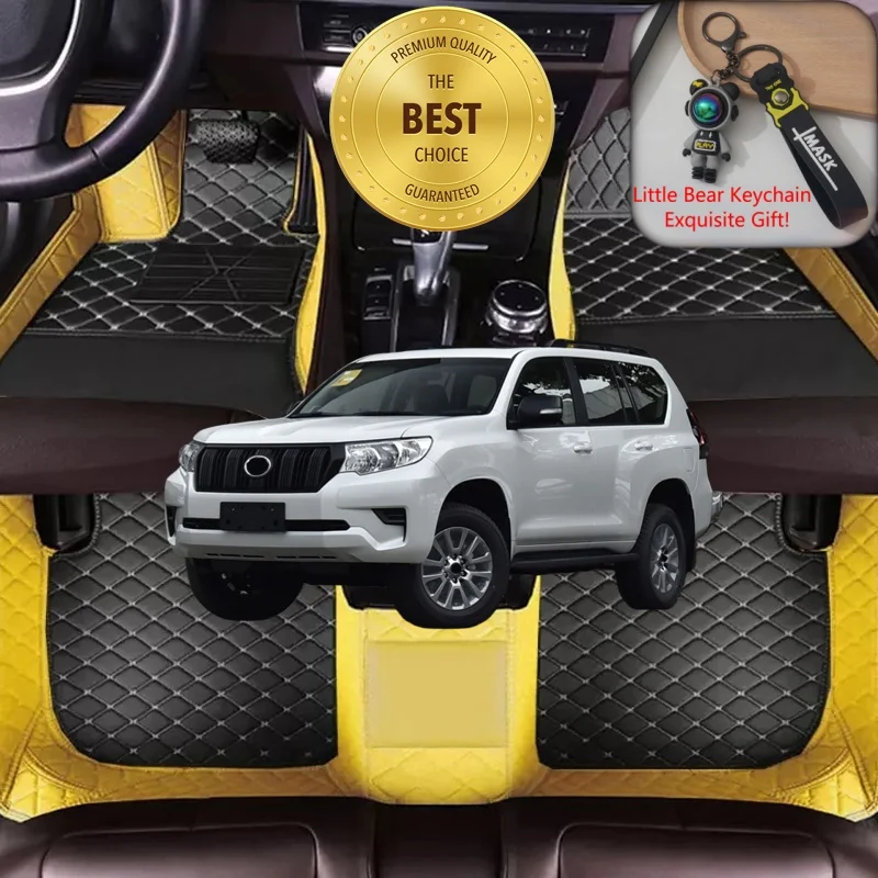 

Customized Fit for Toyota LandCruiser Prado J120/J150/J250 Car Floor Mats Luxury Car Accessories Auto Carpet Liner Mats Rugs